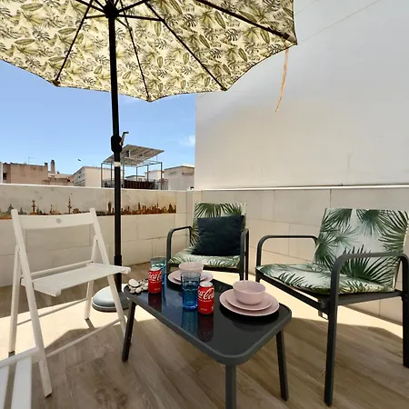 Calterr - Loft Con Terraza Privada, Wifi, Recien Reformado * 托雷莫利诺斯