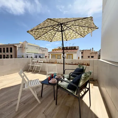 公寓 Calterr - Loft Con Terraza Privada, Wifi, Recien Reformado *