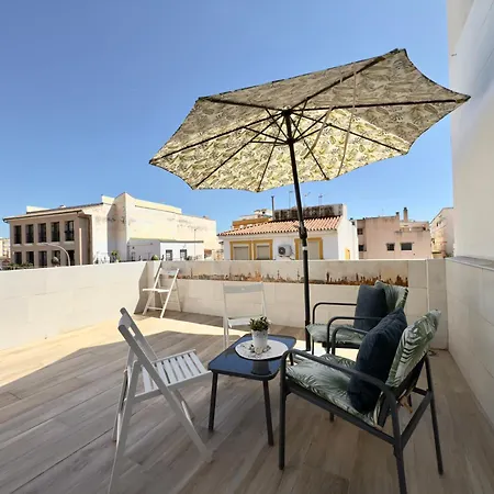 公寓 Calterr - Loft Con Terraza Privada, Wifi, Recien Reformado 托雷莫利诺斯